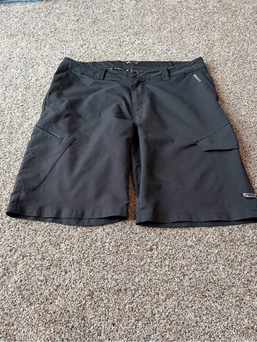 Fox Racing Foxbike Mens Size 40 Black MTB Mountain Bike Cycling Cargo Shorts